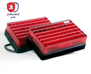 جفت چراغ چشمکزن مستطیل بدنه خوردو آتشنشانی و آمبولانس LED