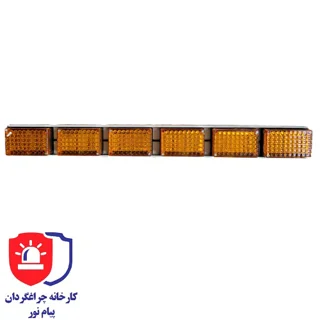 چراغ چشمکزن پشت کامیونی خطی یک متری